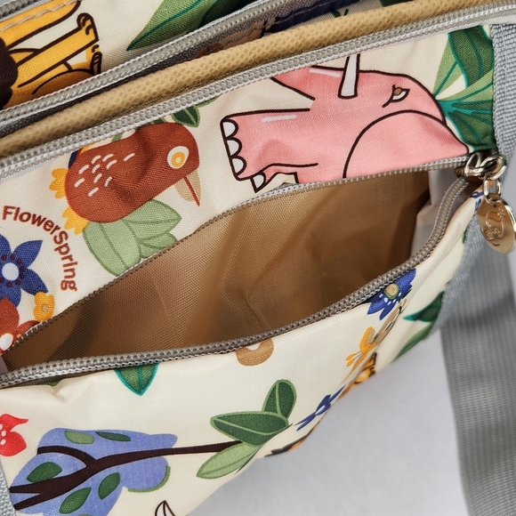 LeSportsac Wildlife Theme Crossbody Shoulder Bag - Picture 4 of 7